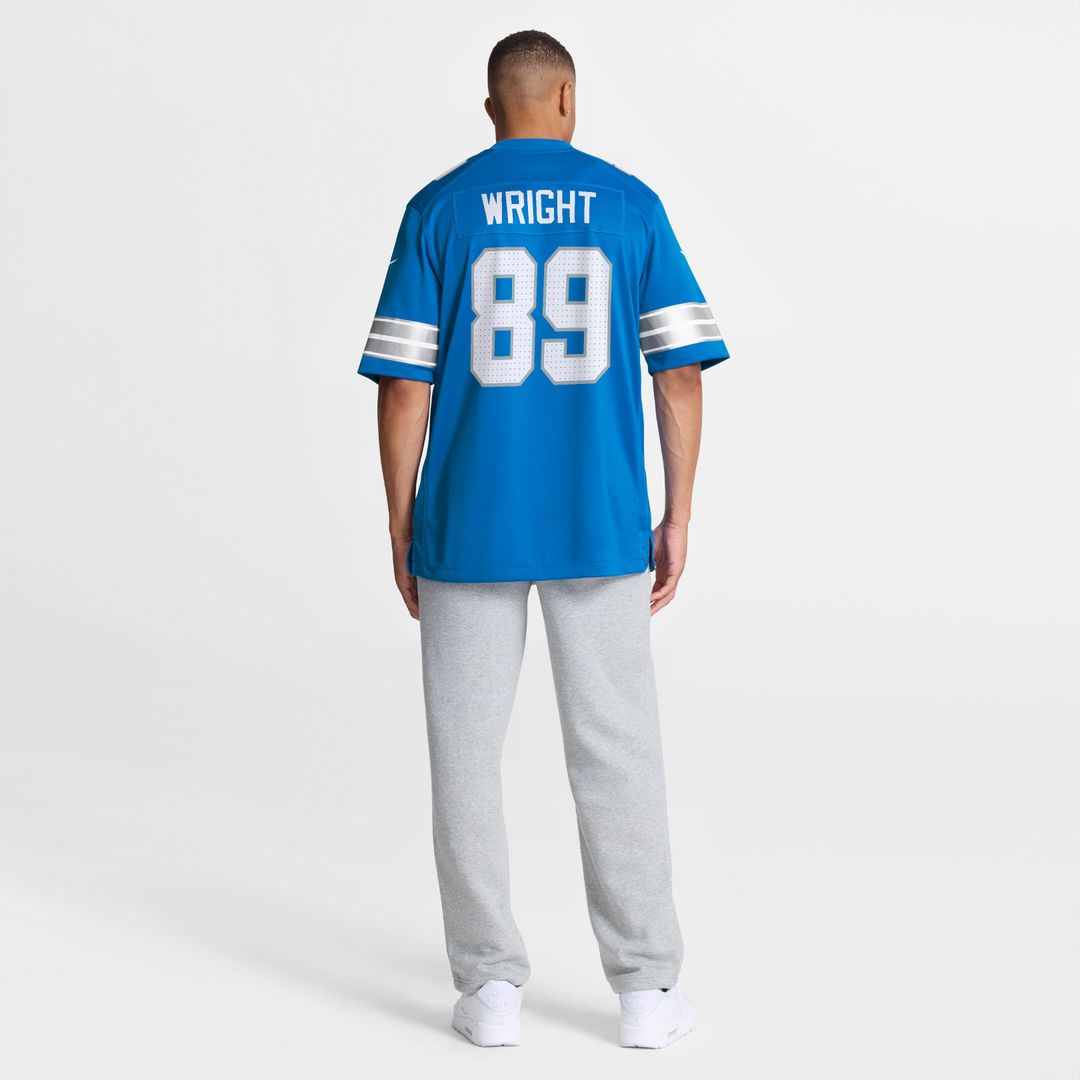Brock Wright Detroit Lions Nike Team Game Jersey -  Blue