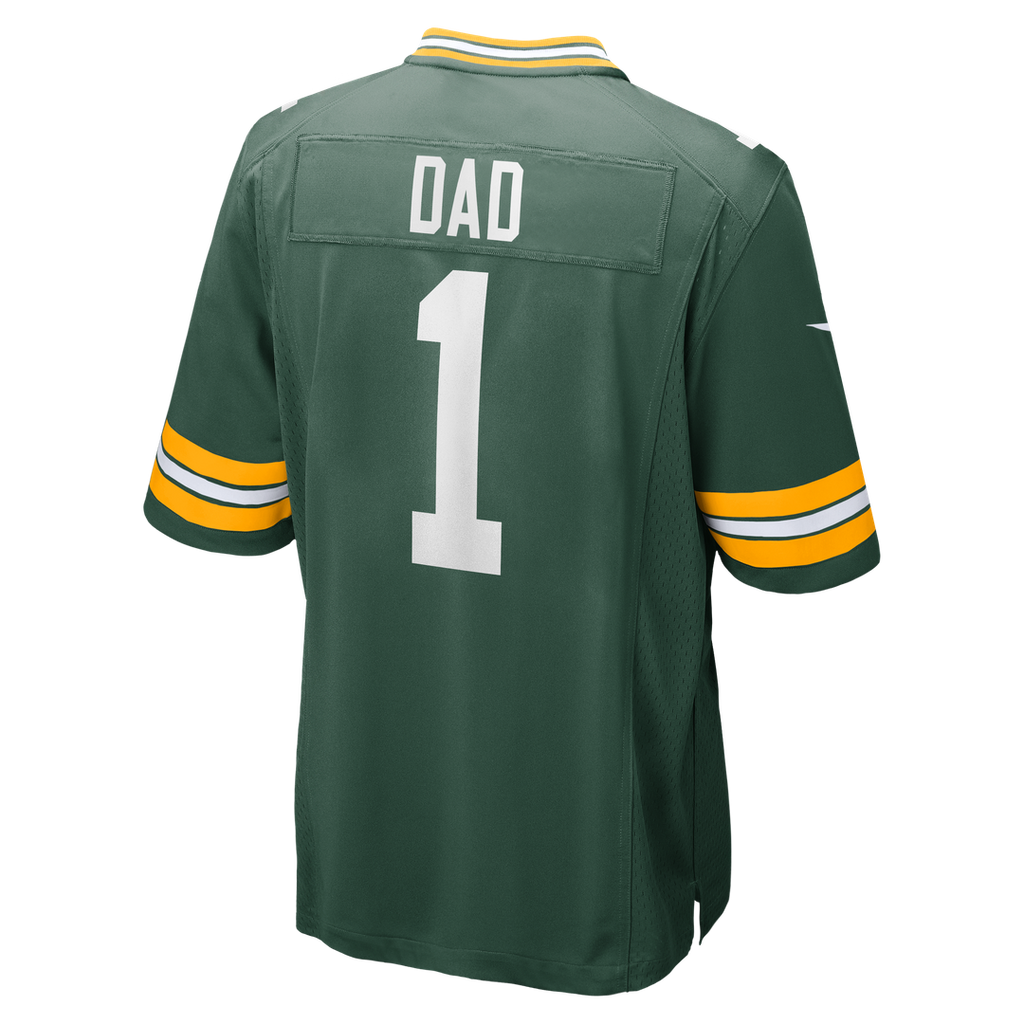 Number 1 Dad Green Bay Packers Nike Game Jersey - Green