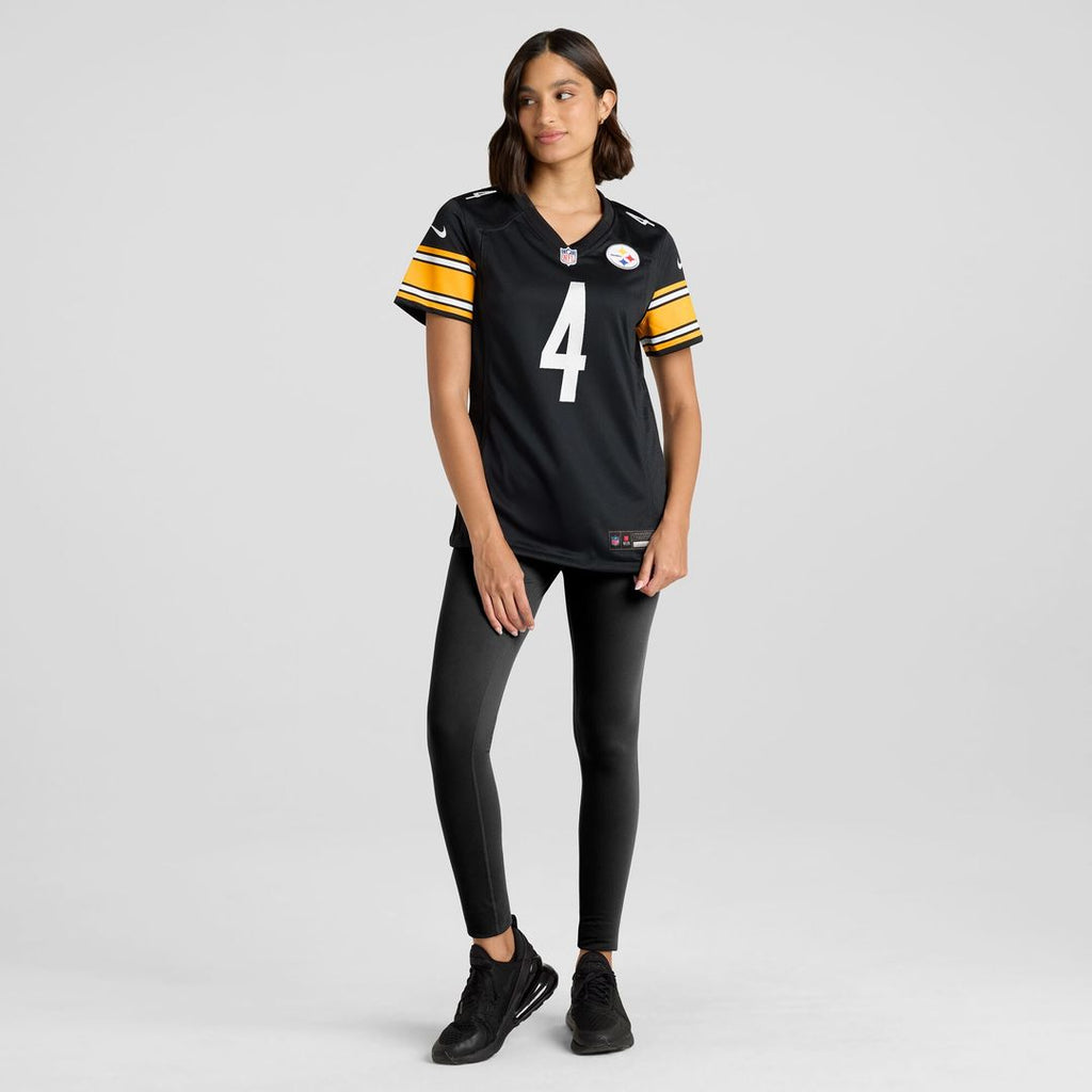 DK Metcalf Pittsburgh Steelers Nike Women's Team Game Jersey -  Black