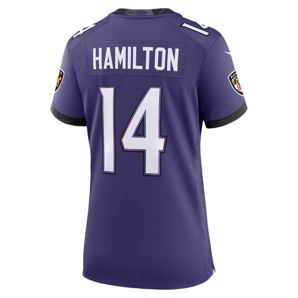 Kyle Hamilton Baltimore Ravens Nike Women's Alternate Game Jersey - Black