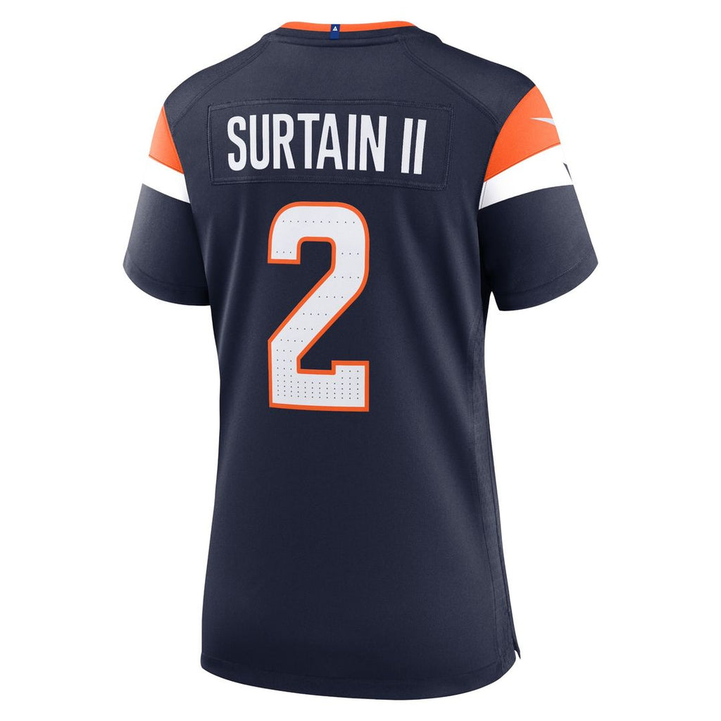 Patrick Surtain II Denver Broncos Nike Women's Team Game Jersey - Orange