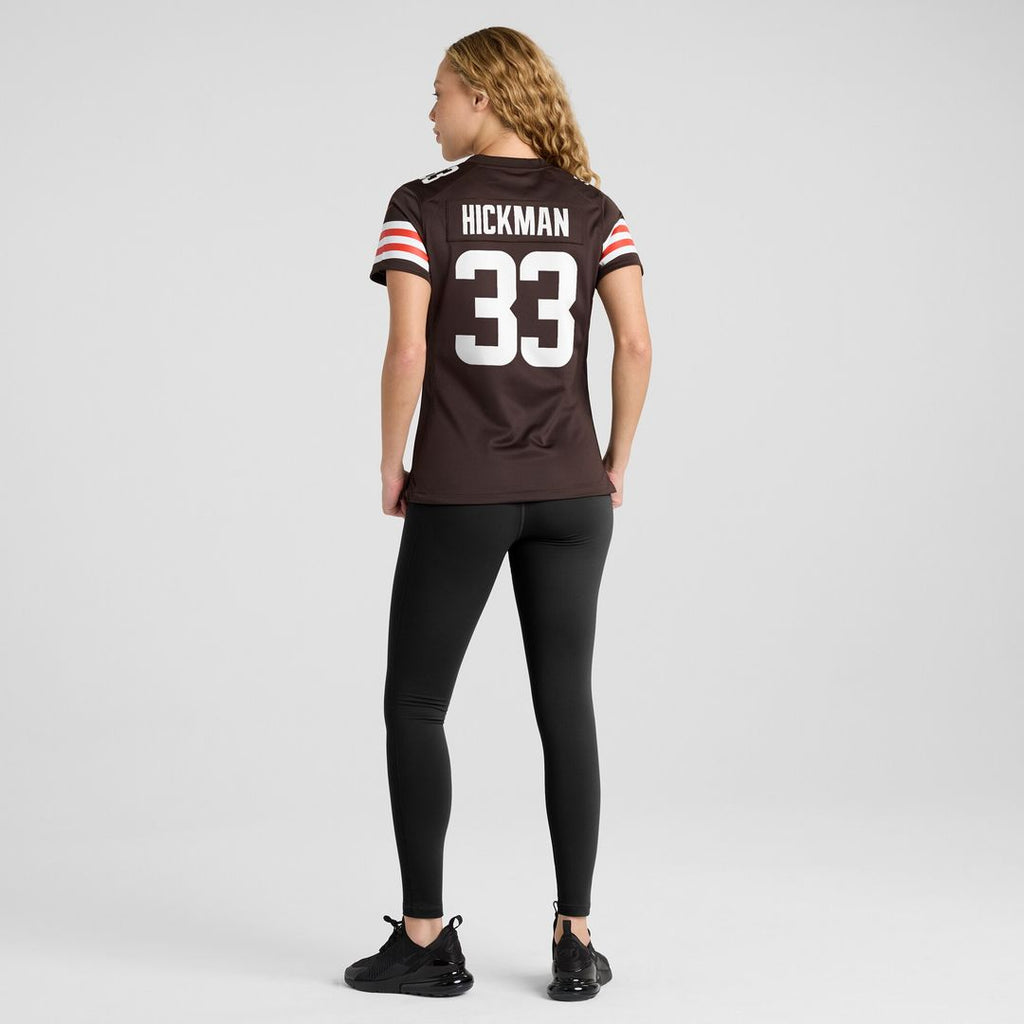 Ronnie Hickman Cleveland Browns Nike Women's Team Game Jersey -  Brown