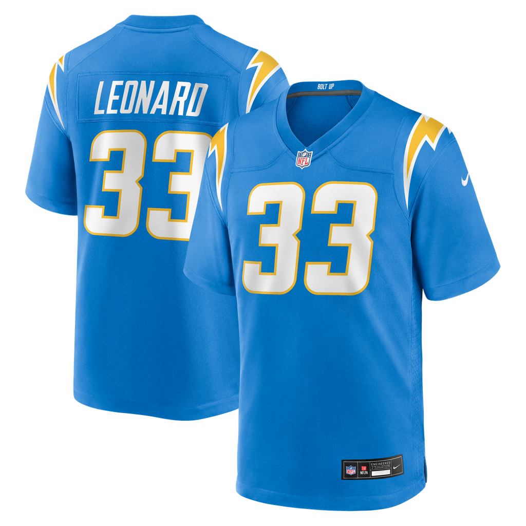 Deane Leonard Los Angeles Chargers Nike Game Player Jersey - Powder Blue
