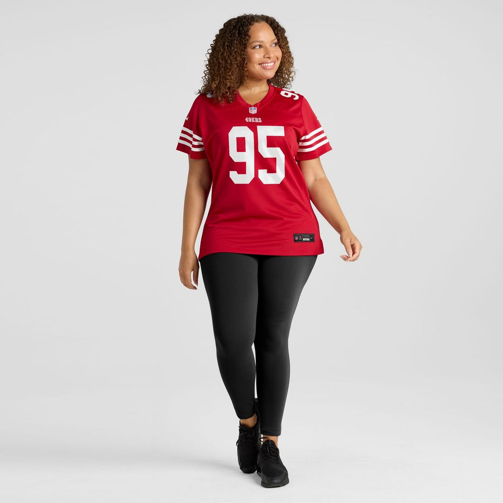 Alfred Collins San Francisco 49ers Nike Women's Team Game Jersey -  Scarlet