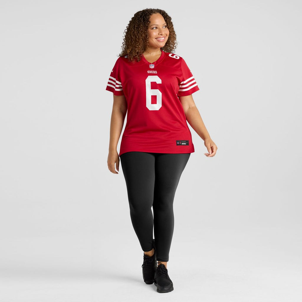 Malik Mustapha San Francisco 49ers Nike Women's Team Game Jersey -  Scarlet