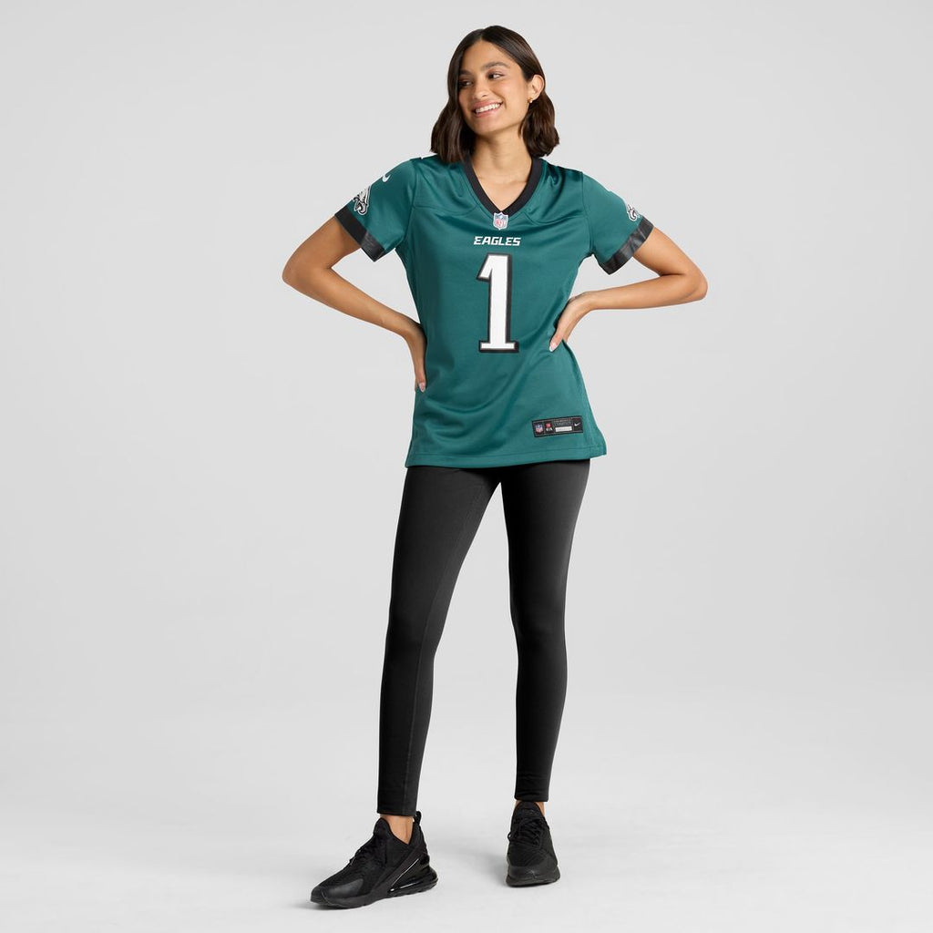 Jalen Hurts Philadelphia Eagles Nike Women's Team Game Jersey - Midnight Green