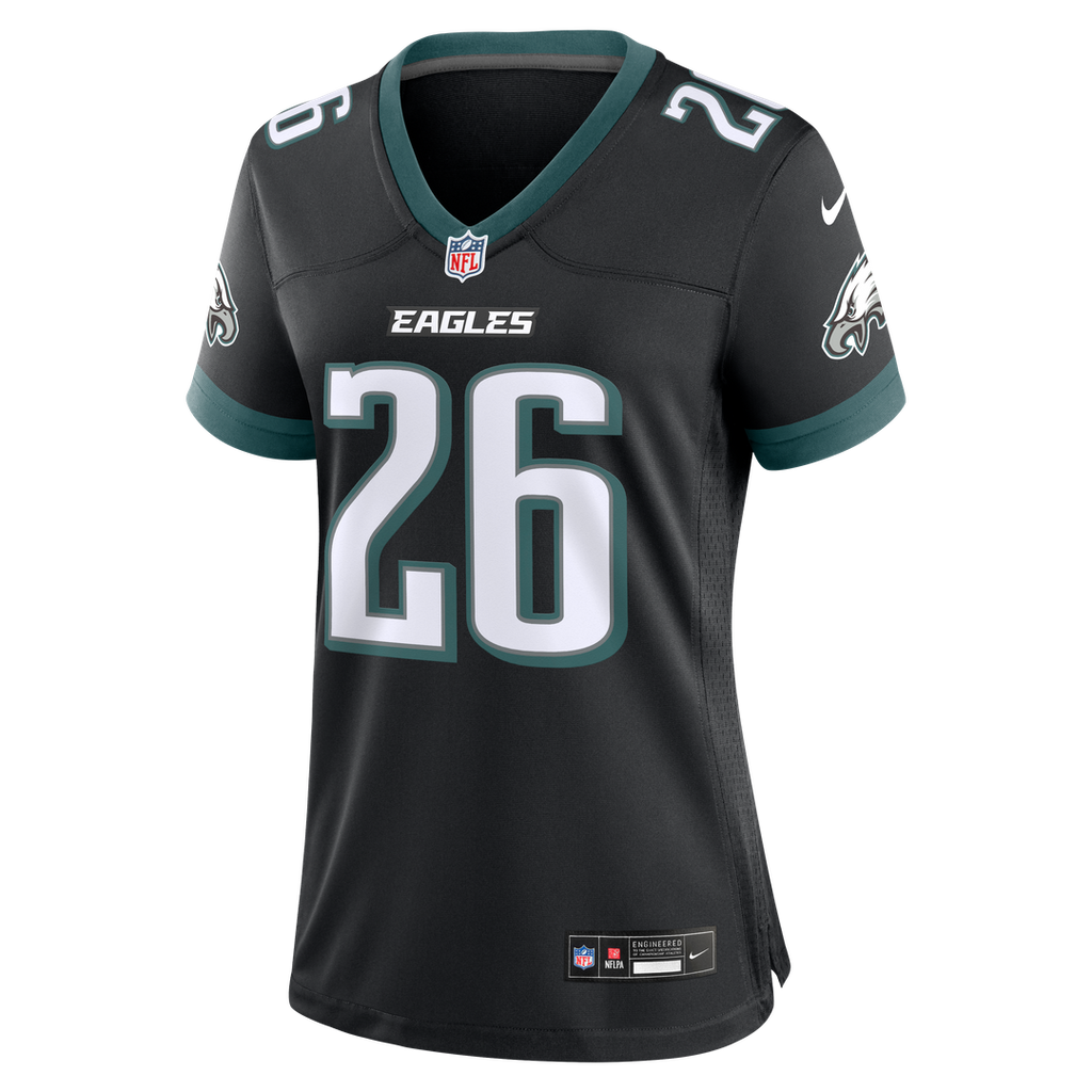 Saquon Barkley Philadelphia Eagles Nike Women's Alternate Game Jersey -  Black