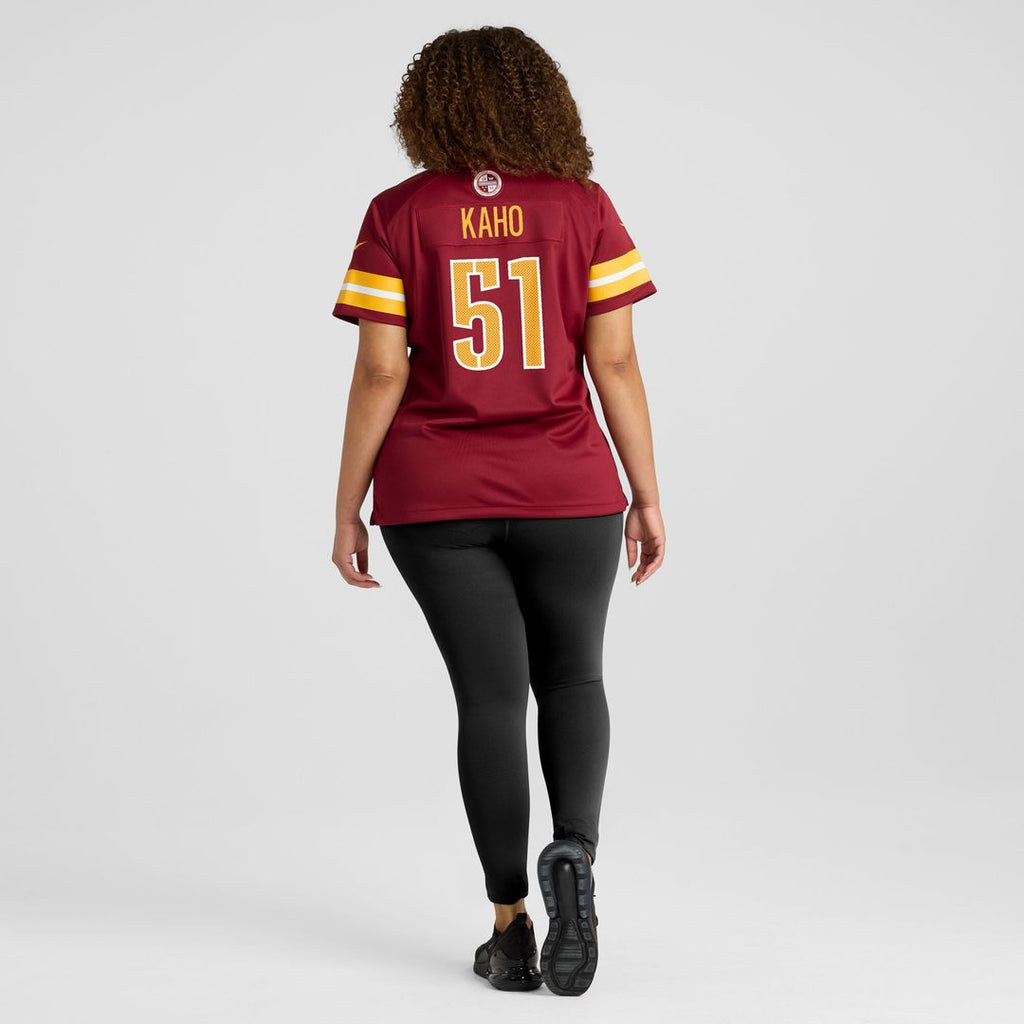 Ale Kaho Washington Commanders Nike Women's Team Game Jersey -  Burgundy