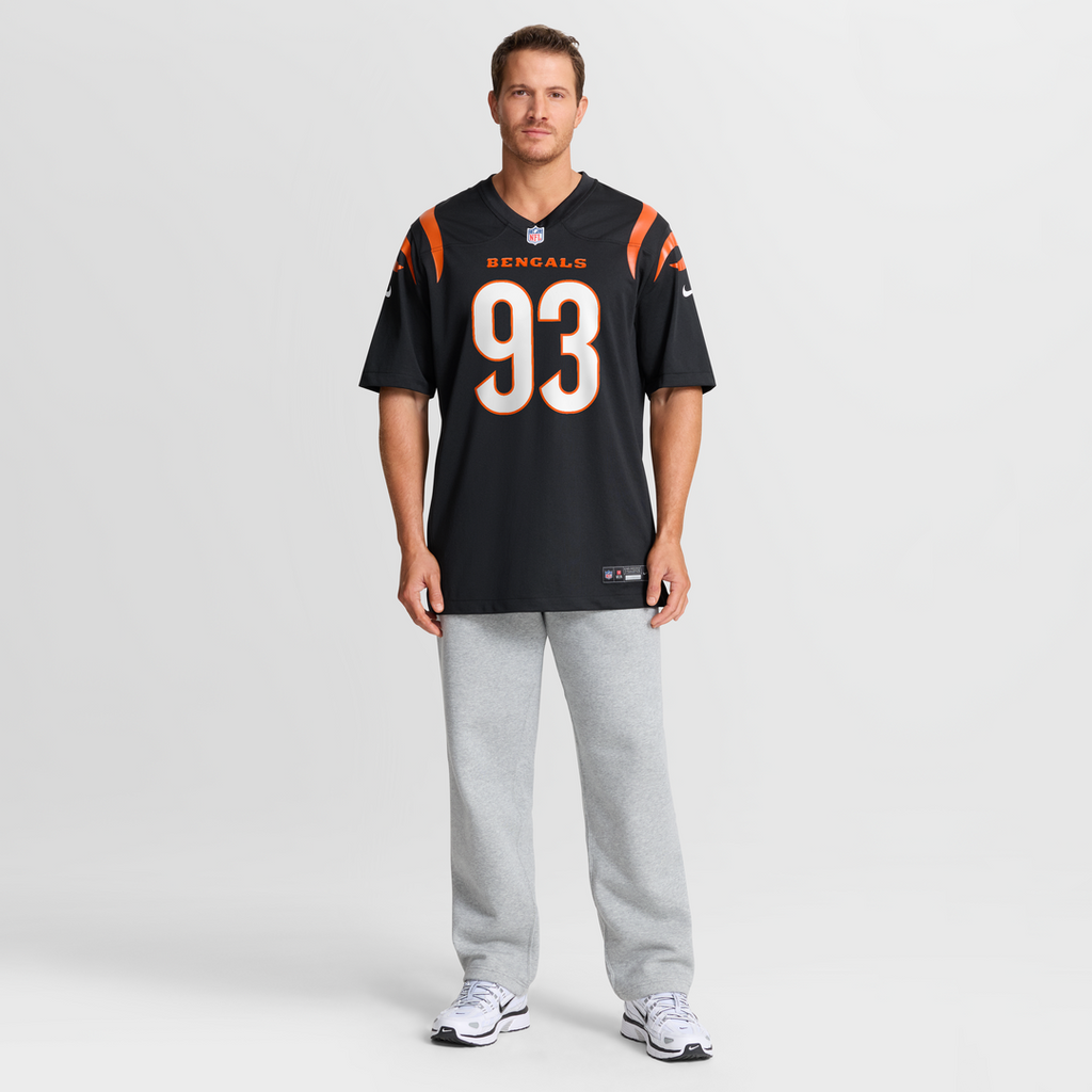 McKinnley Jackson Cincinnati Bengals Nike  Game Jersey -  Black