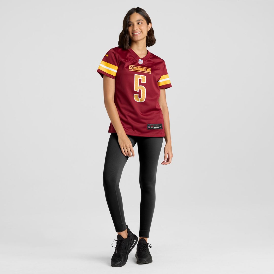 Jayden Daniels Washington Commanders Nike Women's Game Jersey -  White