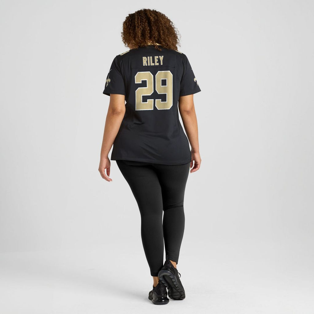Quincy Riley New Orleans Saints Nike Women's Team Game Jersey -  Black