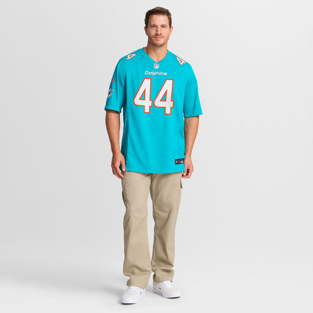 Chop Robinson Miami Dolphins Nike  Game Jersey -  Aqua