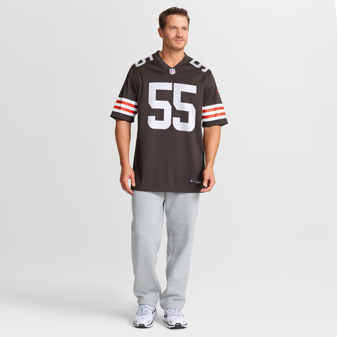Ethan Pocic Cleveland Browns Nike Game Jersey - Brown