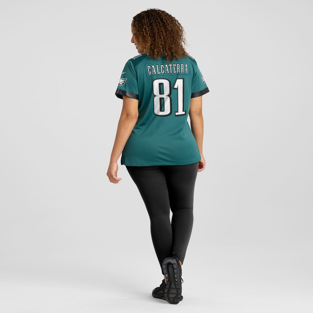 Grant Calcaterra Philadelphia Eagles Nike Women's Team Game Jersey - Midnight Green