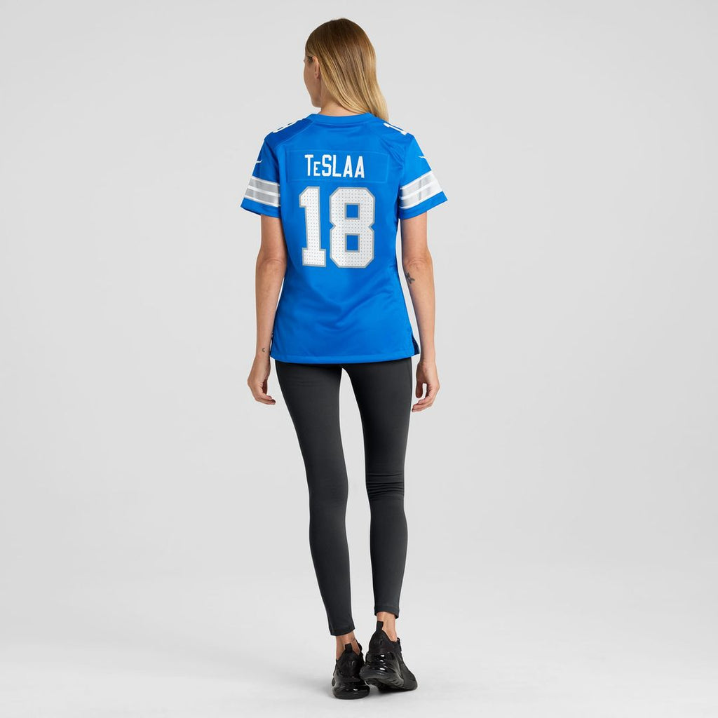 Isaac TeSlaa Detroit Lions Nike Women's Game Player Jersey - Blue