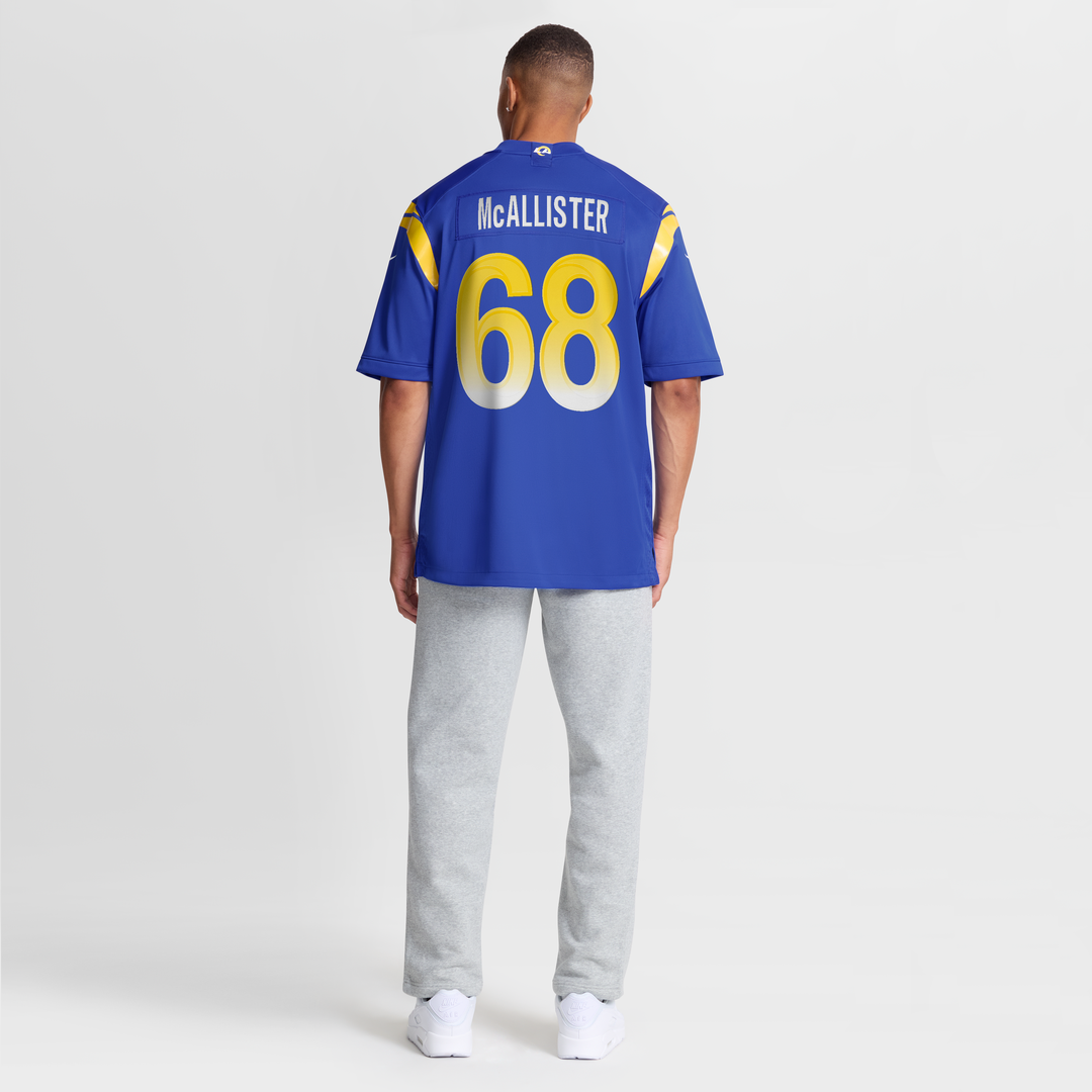 Mike McAllister Los Angeles Rams Nike Home Game Jersey - Royal