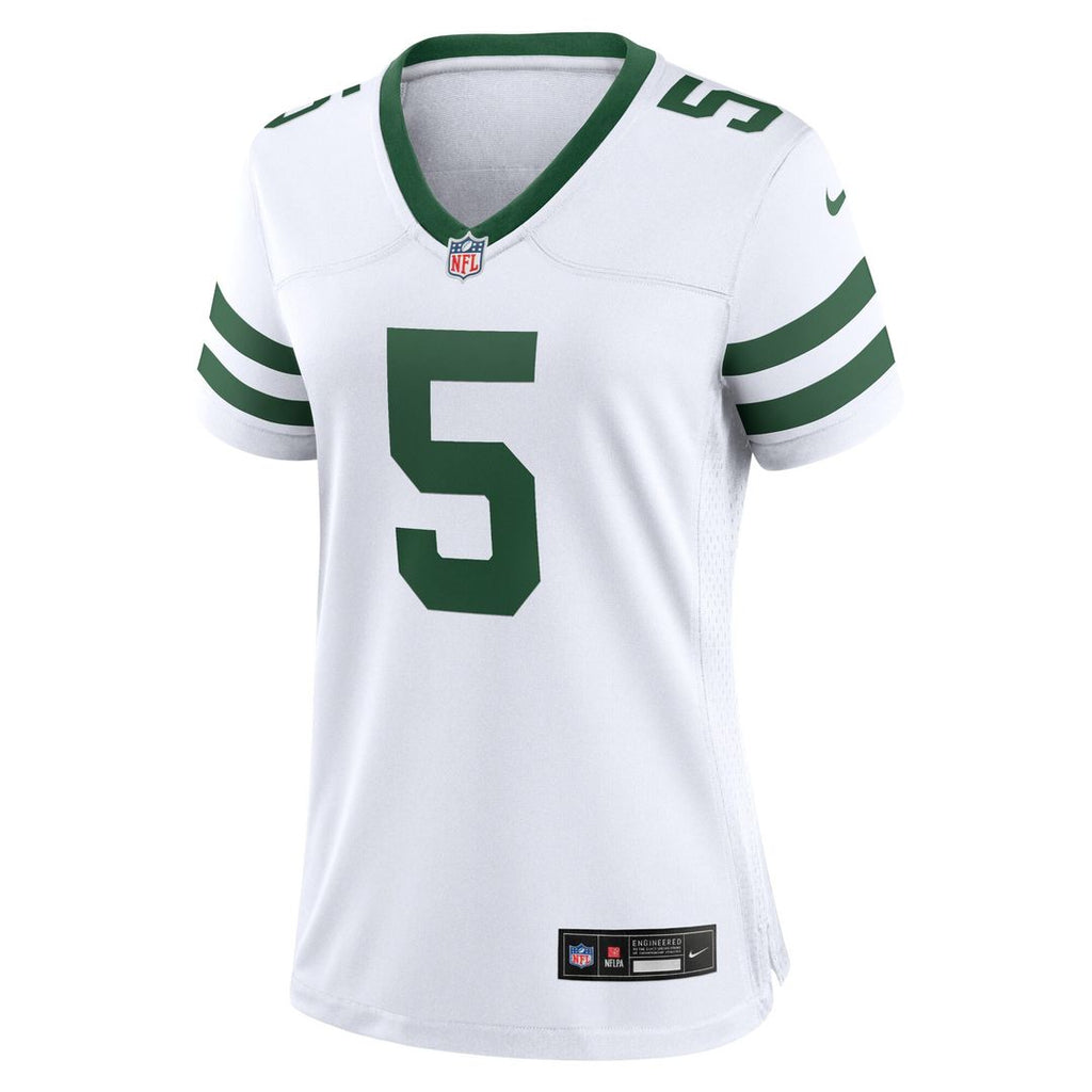 Garrett Wilson New York Jets Nike Women's Alternate Game Jersey - Legacy Black