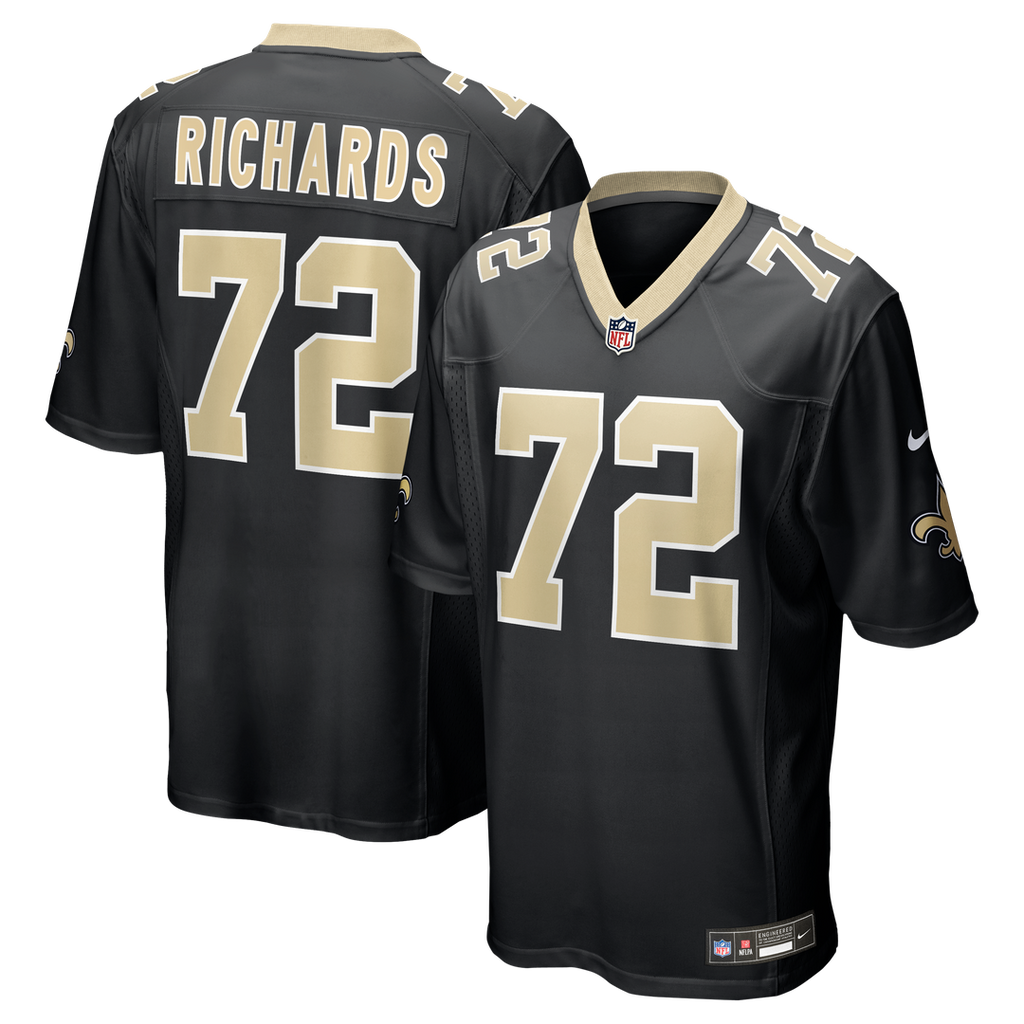 Asim Richards New Orleans Saints Nike Team Game Jersey -  Black