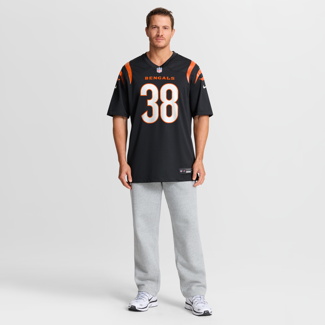DJ Ivey Cincinnati Bengals Nike Team Game Jersey -  Black