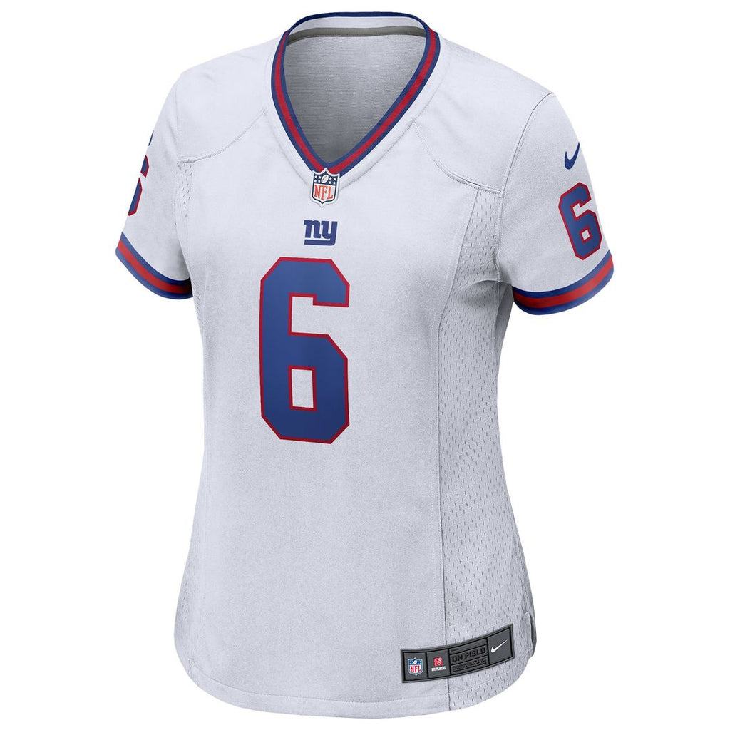 Jaxson Dart New York Giants Nike Women's Alternate Vintage White Game Jersey -  White