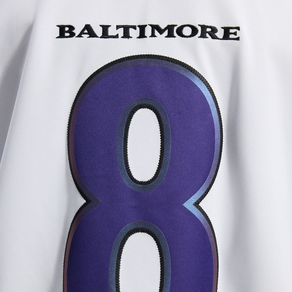 Lamar Jackson Baltimore Ravens Nike Vapor F.U.S.E. Stitched Limited Jersey - White
