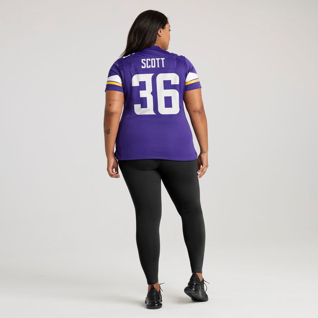 Zavier Scott Minnesota Vikings Nike Women's Team Game Jersey -  Purple
