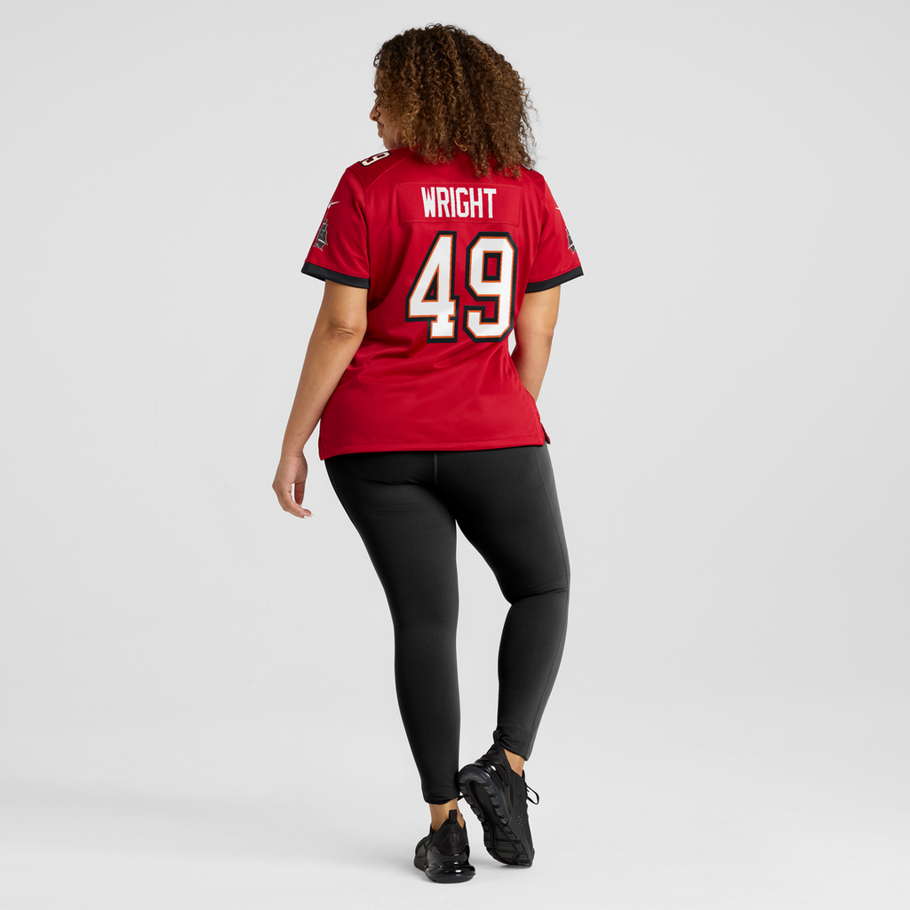 Owen Wright Tampa Bay Buccaneers Nike Women's Team  Game Jersey -  Red