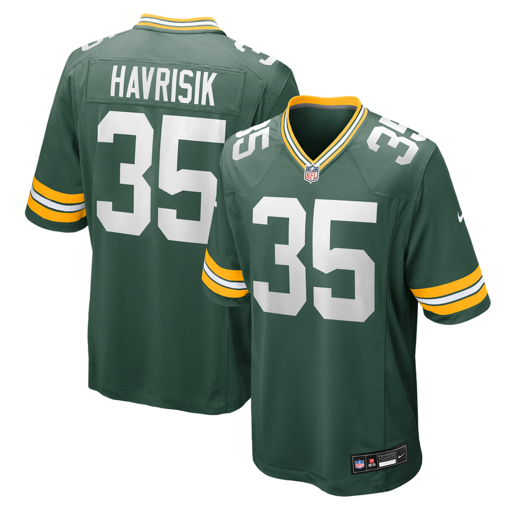 Lucas Havrisik Green Bay Packers Nike Team Game Jersey -  Green