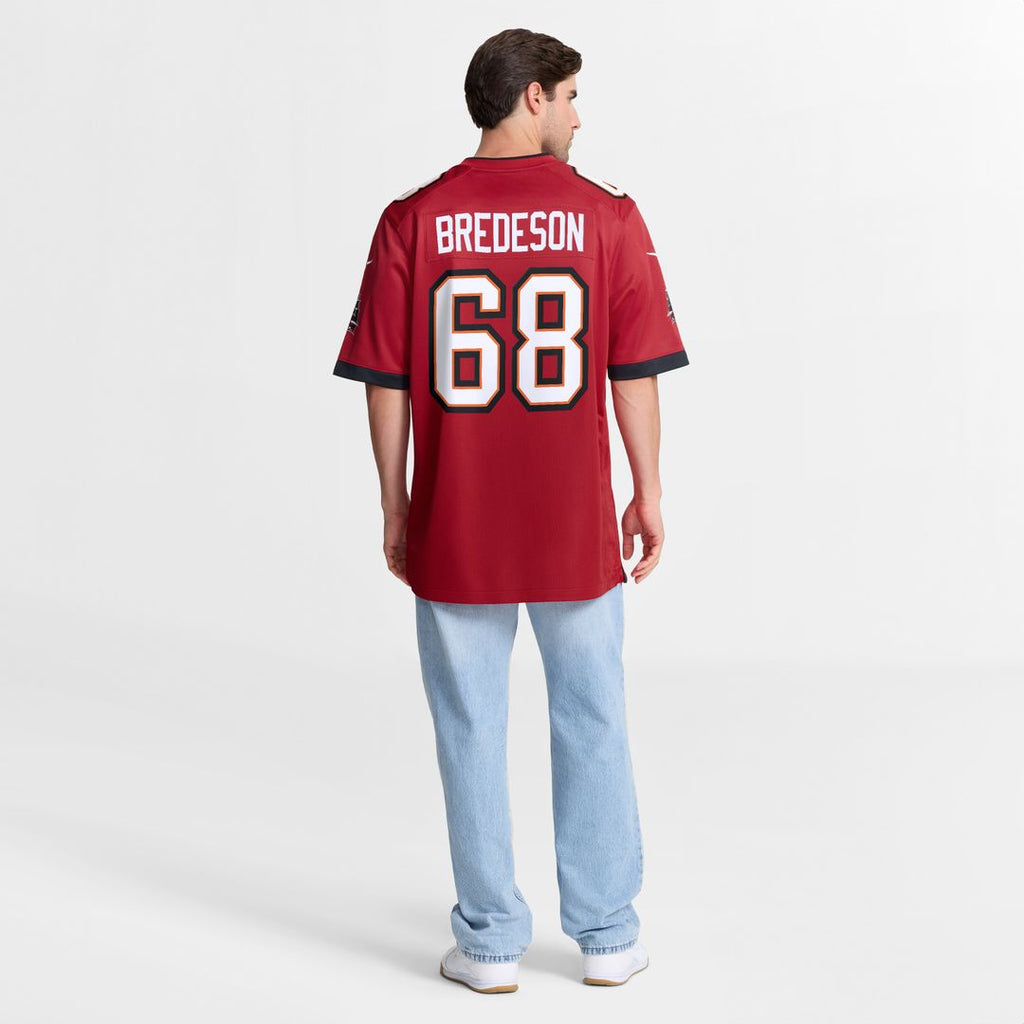 Ben Bredeson Tampa Bay Buccaneers Nike  Game Jersey -  Red