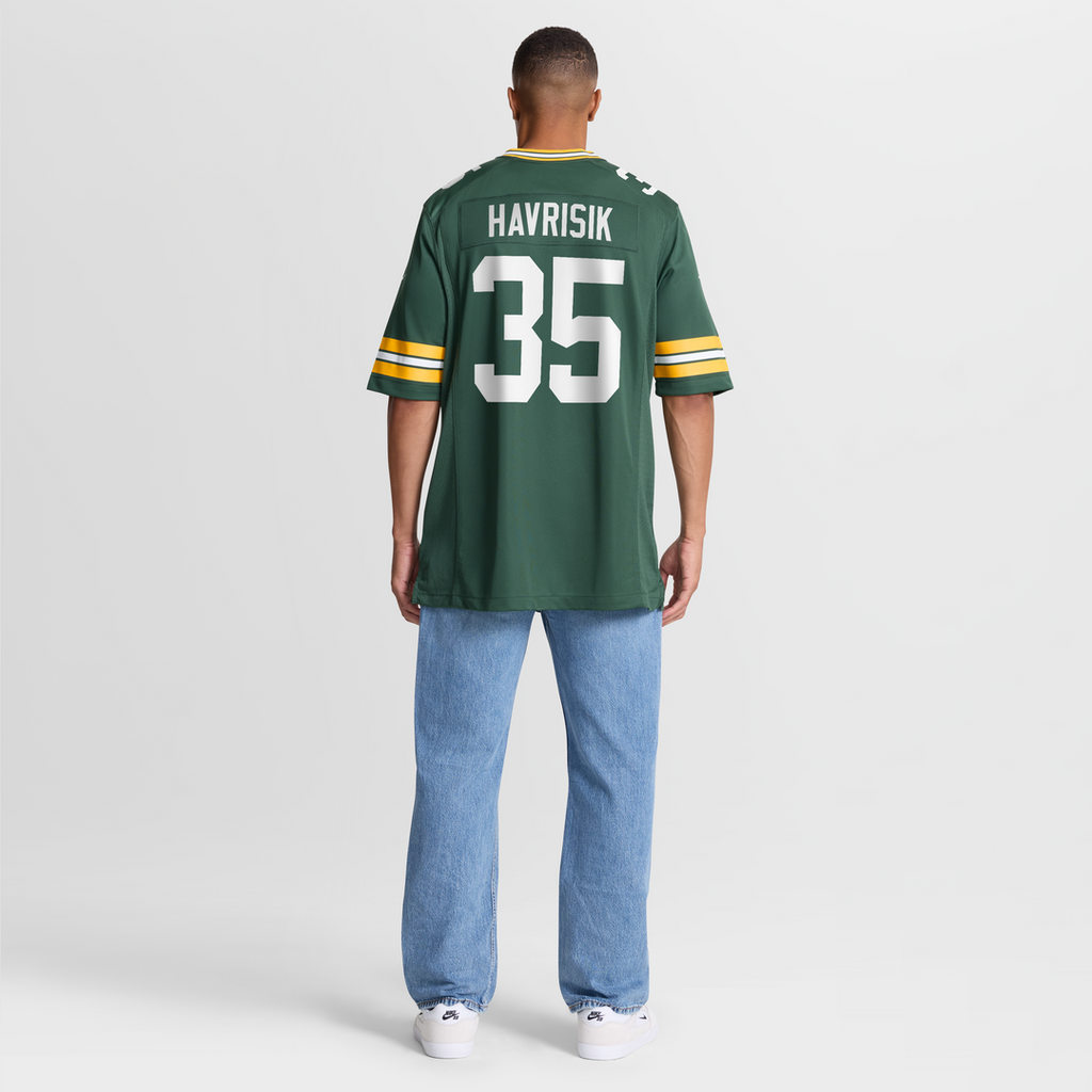 Lucas Havrisik Green Bay Packers Nike Team Game Jersey -  Green