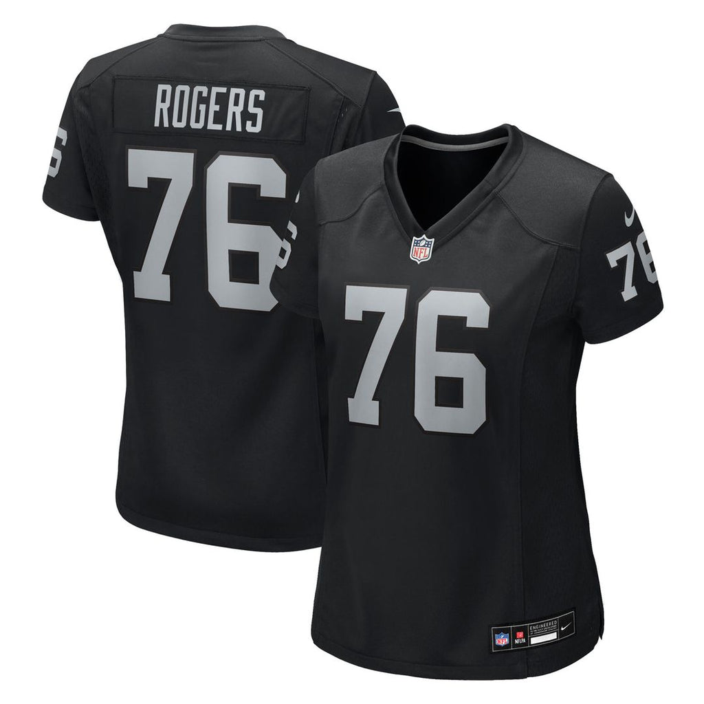 Caleb Rogers Las Vegas Raiders Nike Women's Team Game Jersey -  Black