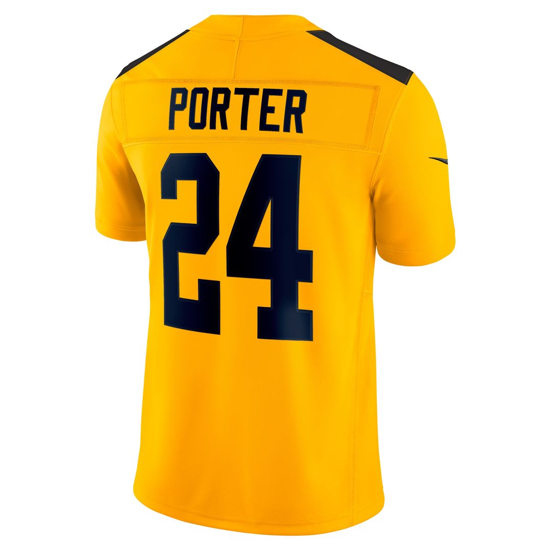 Joey Porter Jr. Pittsburgh Steelers Nike Alternate 1933 Throwback Vapor F.U.S.E. Limited Jersey - Gold