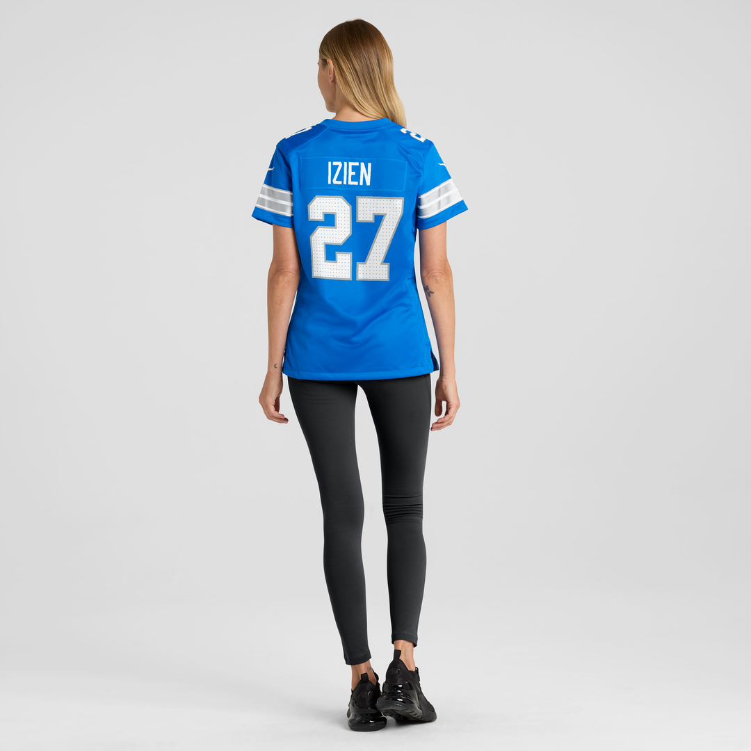 Christian Izien Detroit Lions Nike Women's Team Game Jersey -  Blue