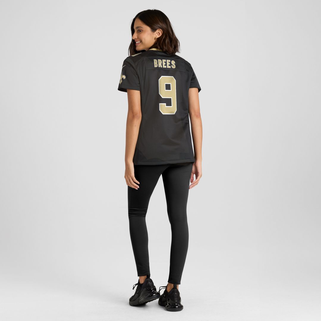 Drew Brees New Orleans Saints Nike Women's Team Game Jersey -  Black