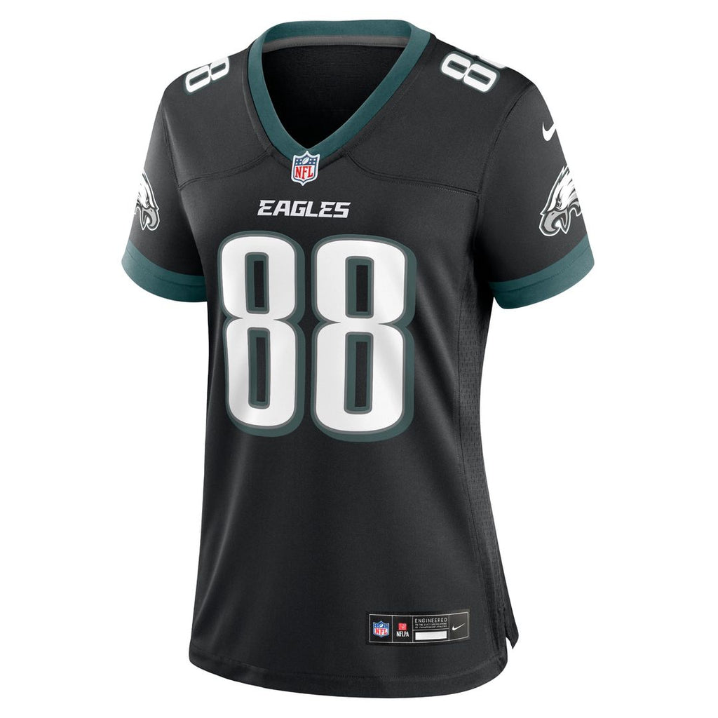 Dallas Goedert Philadelphia Eagles Nike Women's Team Game Jersey - Midnight Green