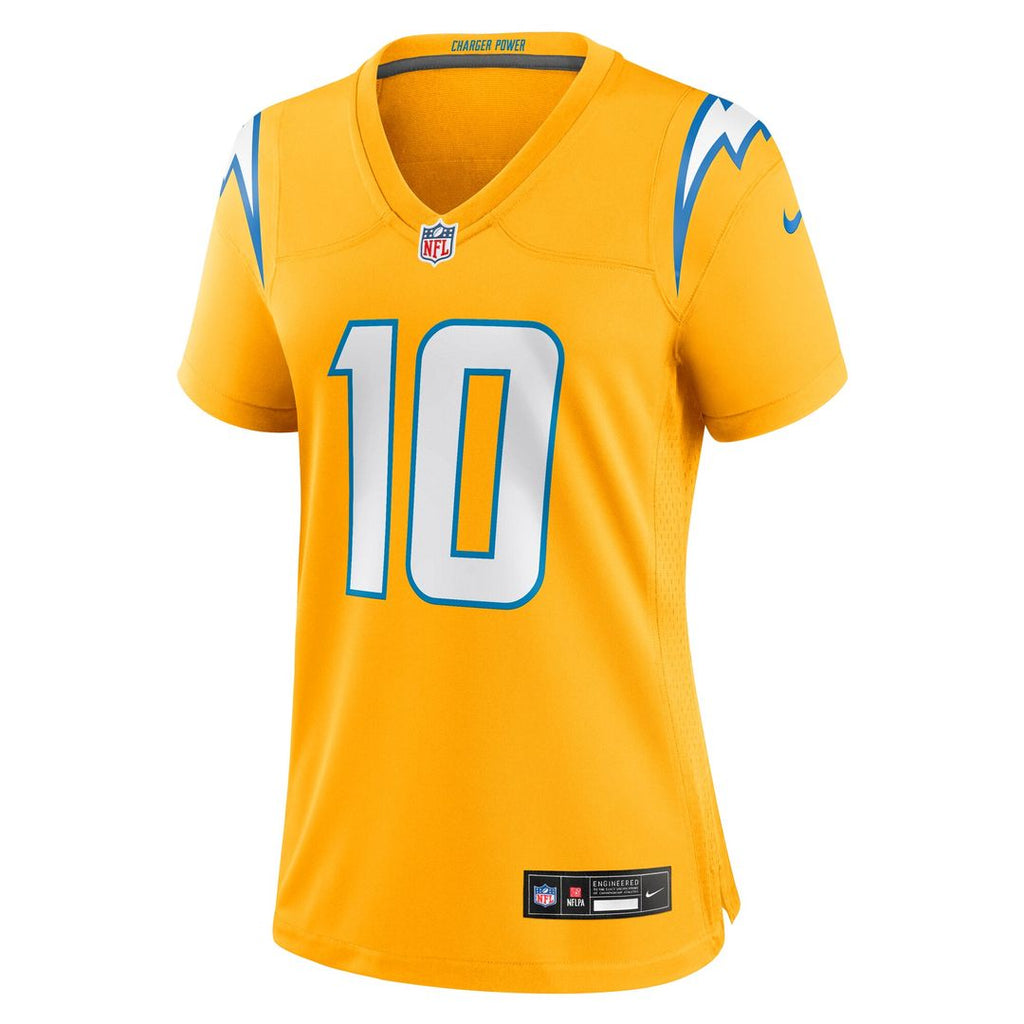 Justin Herbert Los Angeles Chargers Nike Women's Alternate Super Chargers Game Jersey - Navy