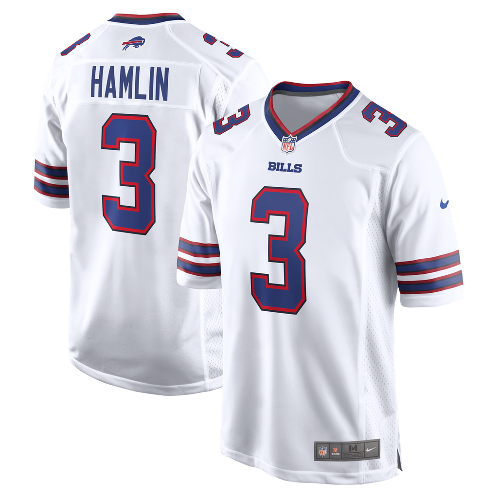 Damar Hamlin Buffalo Bills Nike  Game Jersey - White