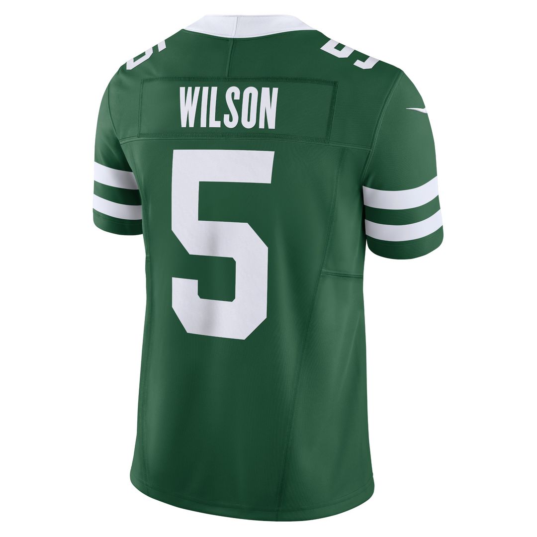 Garrett Wilson New York Jets Nike Alternate Vapor F.U.S.E. Limited Jersey  - Legacy Black