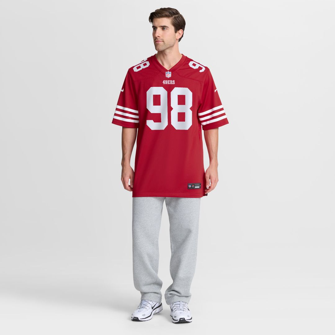 Mykel Williams San Francisco 49ers Nike Game Player Jersey - Scarlet