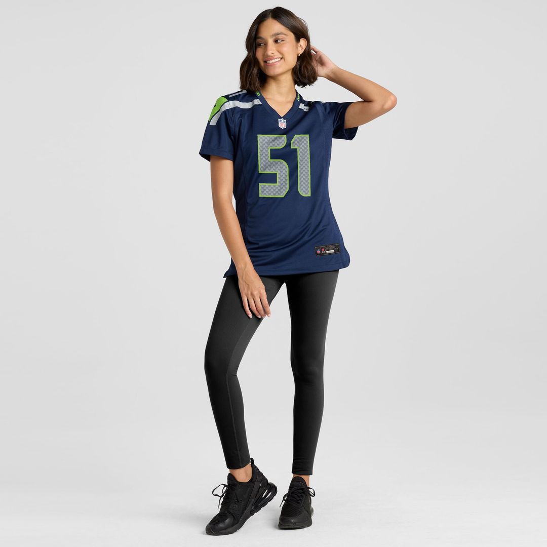 Jared Ivey Seattle Seahawks Nike Women's Team Game Jersey -  College Navy
