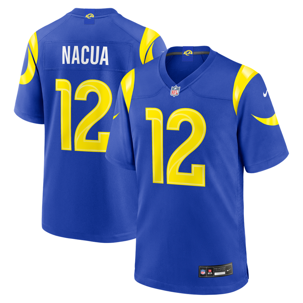 Puka Nacua Los Angeles Rams Nike Team Game Player Jersey - Royal