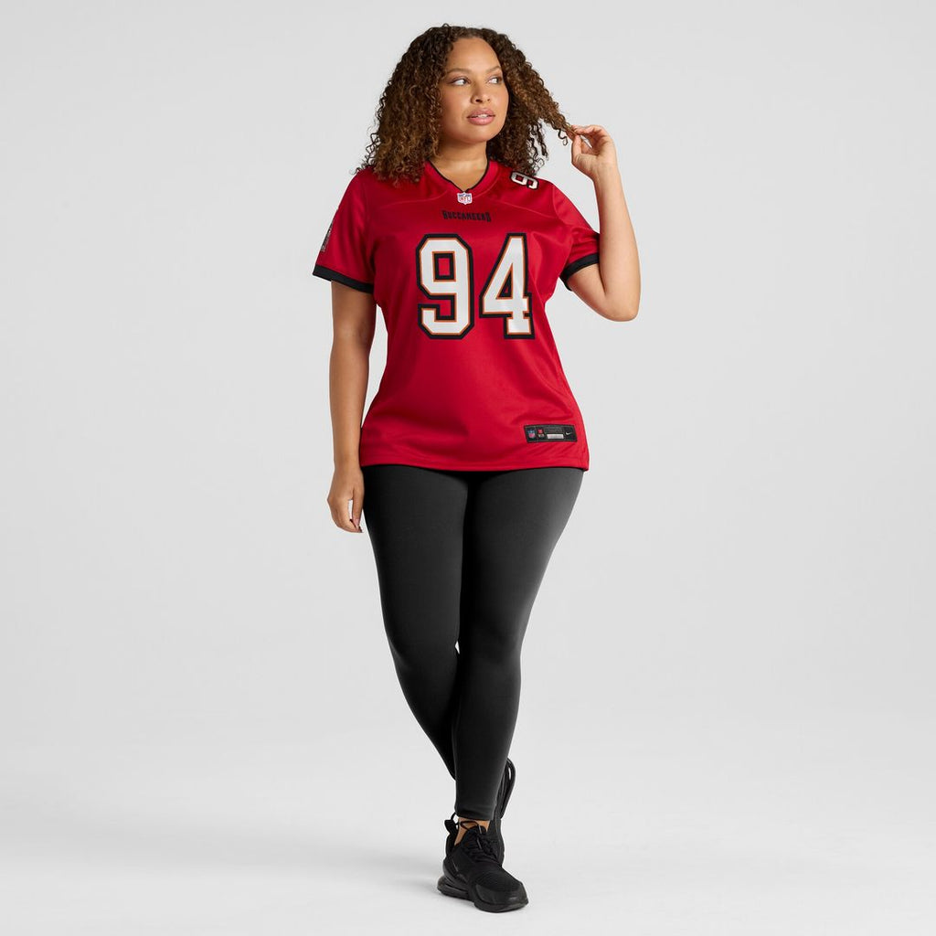 Calijah Kancey Tampa Bay Buccaneers Nike Women's  Game Jersey -  Red