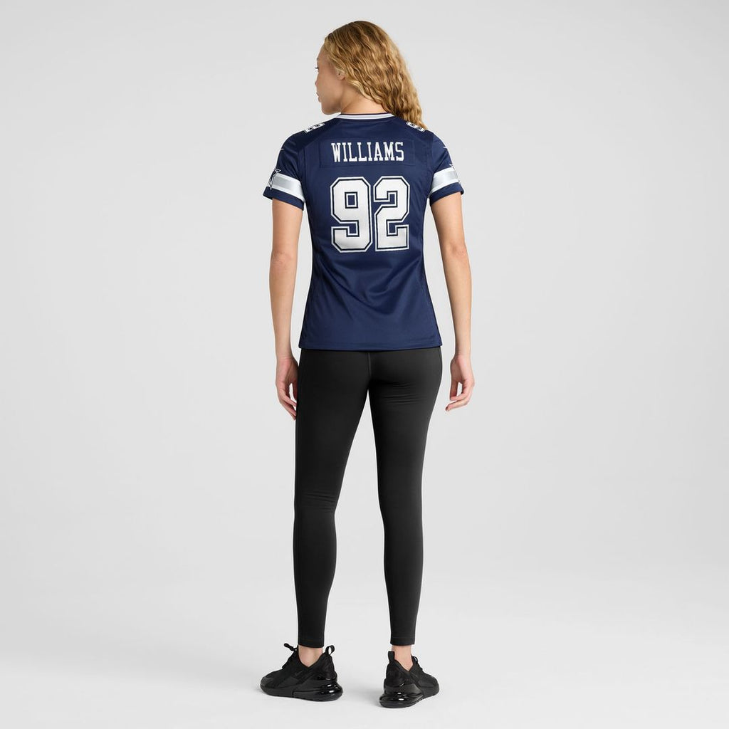 Quinnen Williams Dallas Cowboys Nike Women's Team Game Jersey - Navy