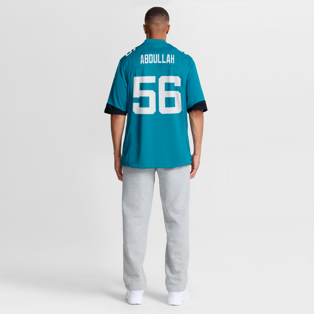 Yasir Abdullah Jacksonville Jaguars Nike Team Game Jersey -  Teal