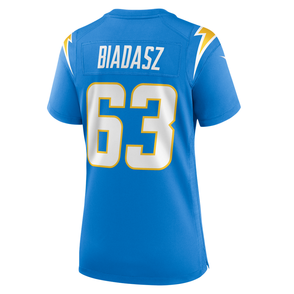 Tyler Biadasz Los Angeles Chargers Nike Women's Team Game Jersey -  Powder Blue
