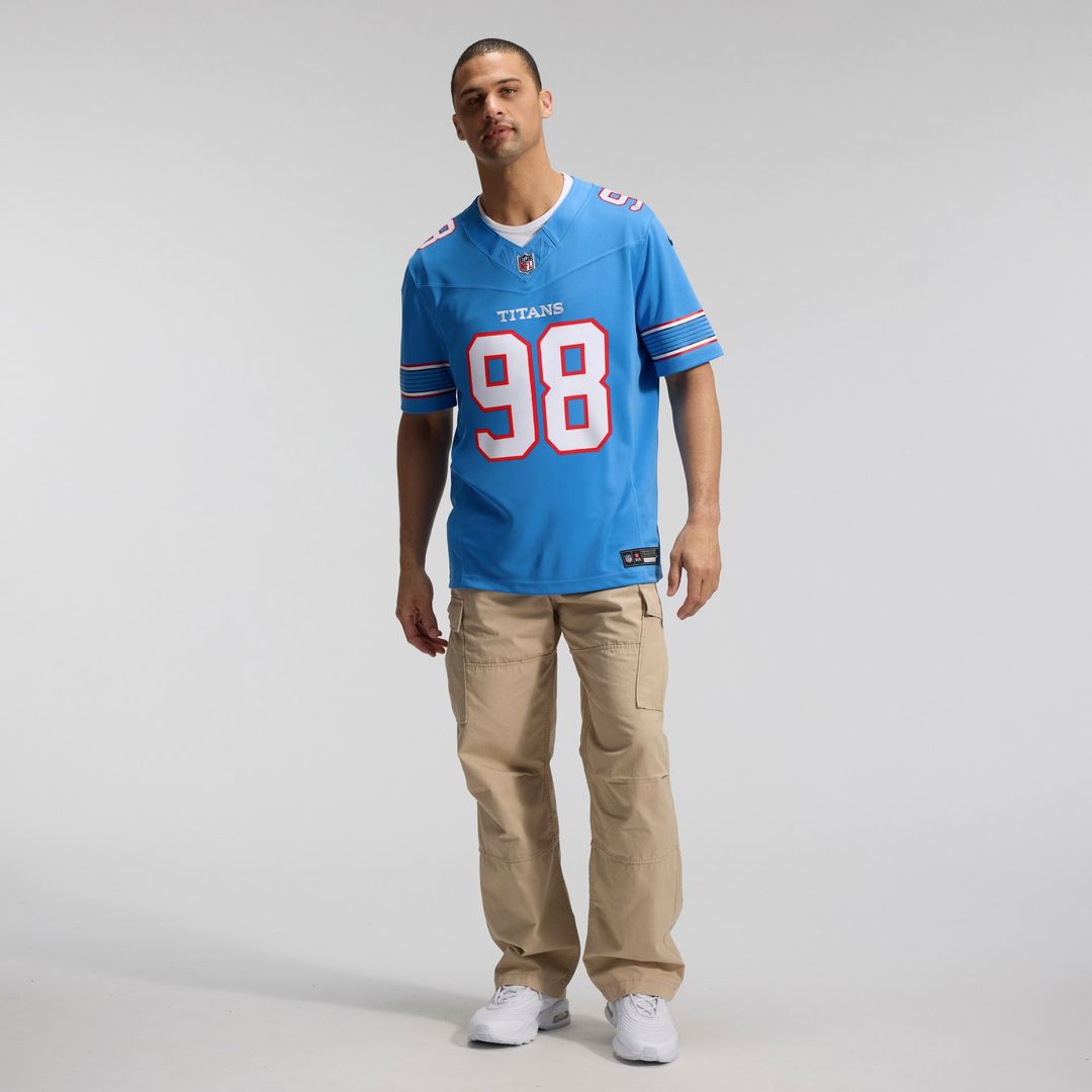 Jeffery Simmons Tennessee Titans Nike Vapor F.U.S.E. Stitched Limited Jersey - White