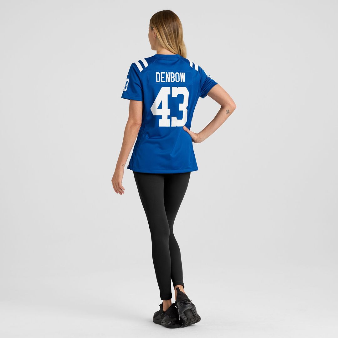 Trevor Denbow Indianapolis Colts Nike Women's Game Player Jersey - Royal