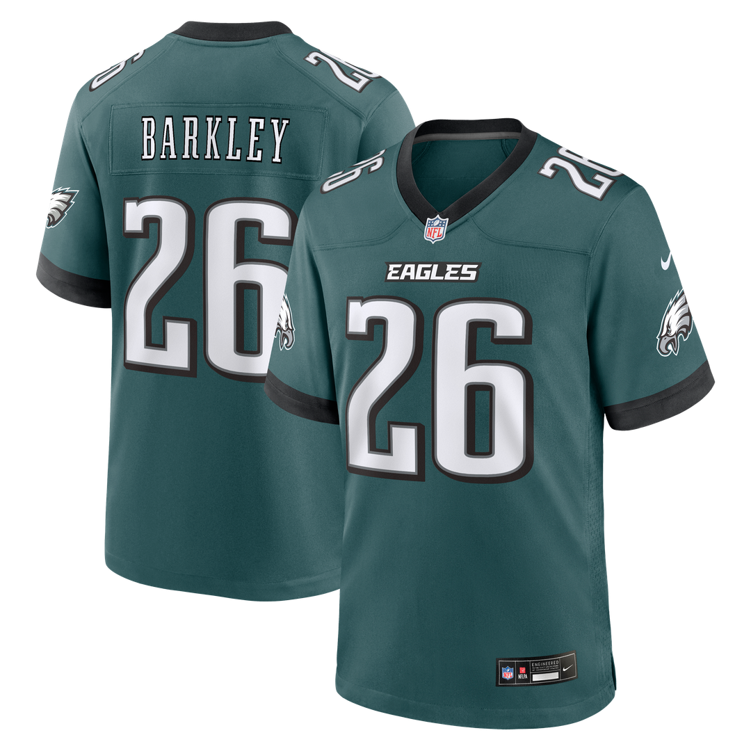 Saquon Barkley Philadelphia Eagles Nike Alternate Game Jersey -  Kelly Green