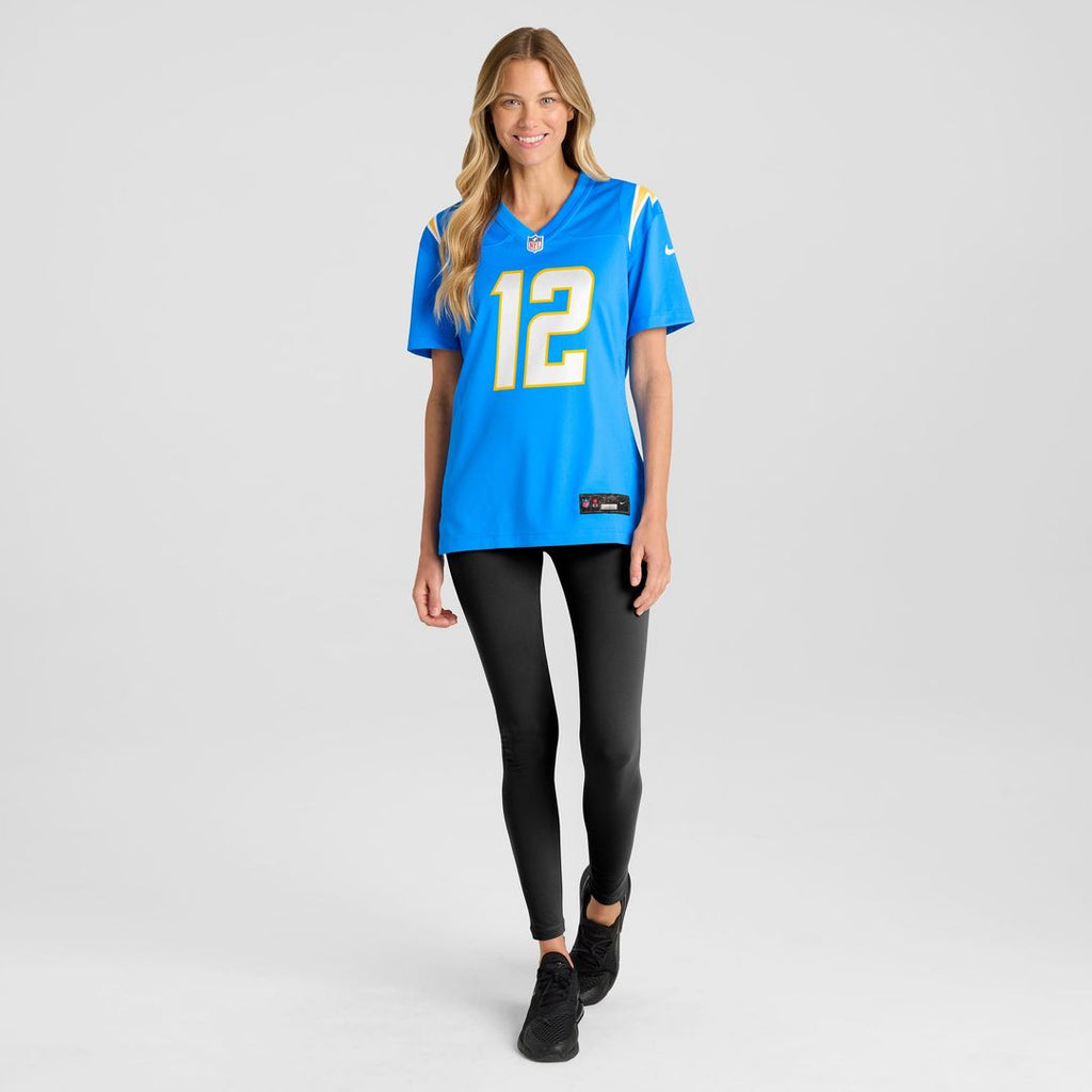 Derius Davis Los Angeles Chargers Nike Women's Team Game Jersey - Powder Blue