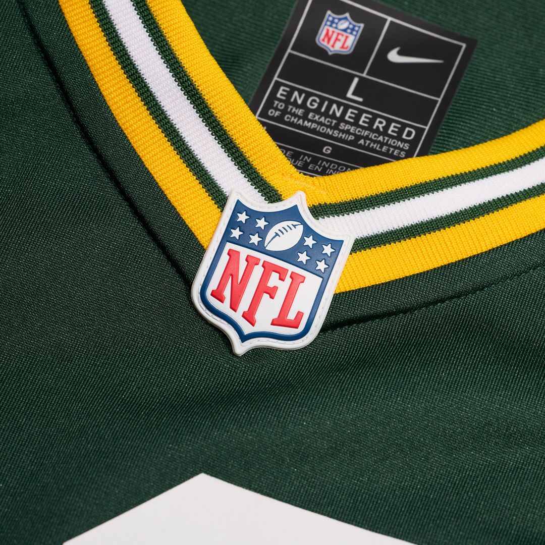 John FitzPatrick Green Bay Packers Nike Team Game Jersey -  Green